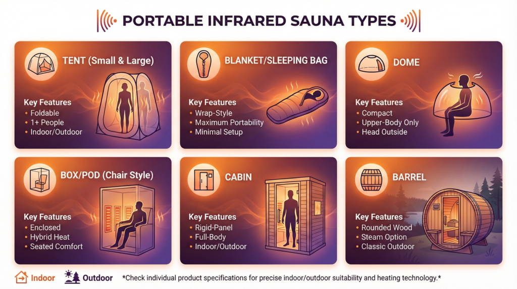 Portable Infrared Sauna Kits