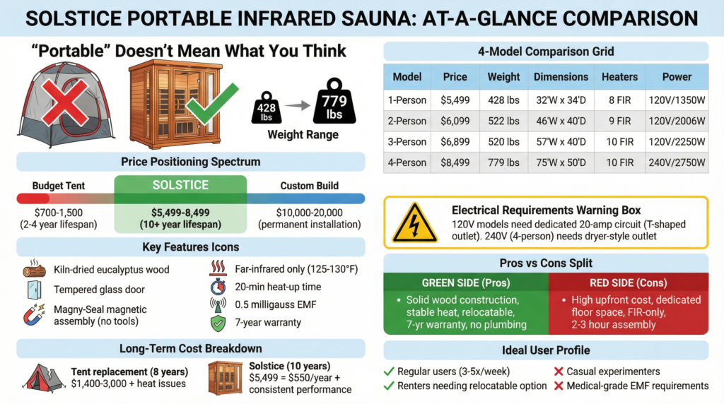 Solstice portable infrared sauna review