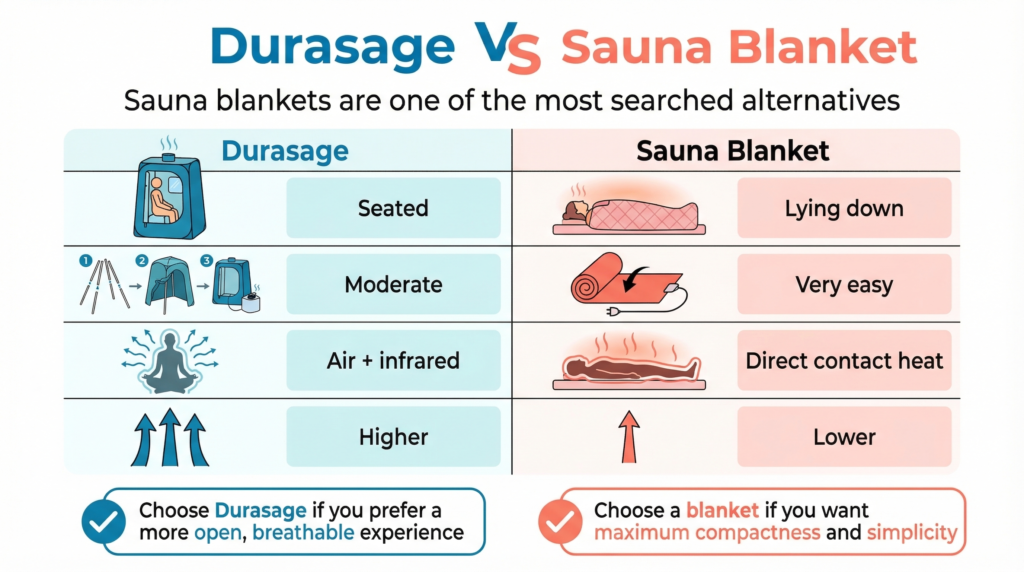 Durasage vs Sauna Blanket