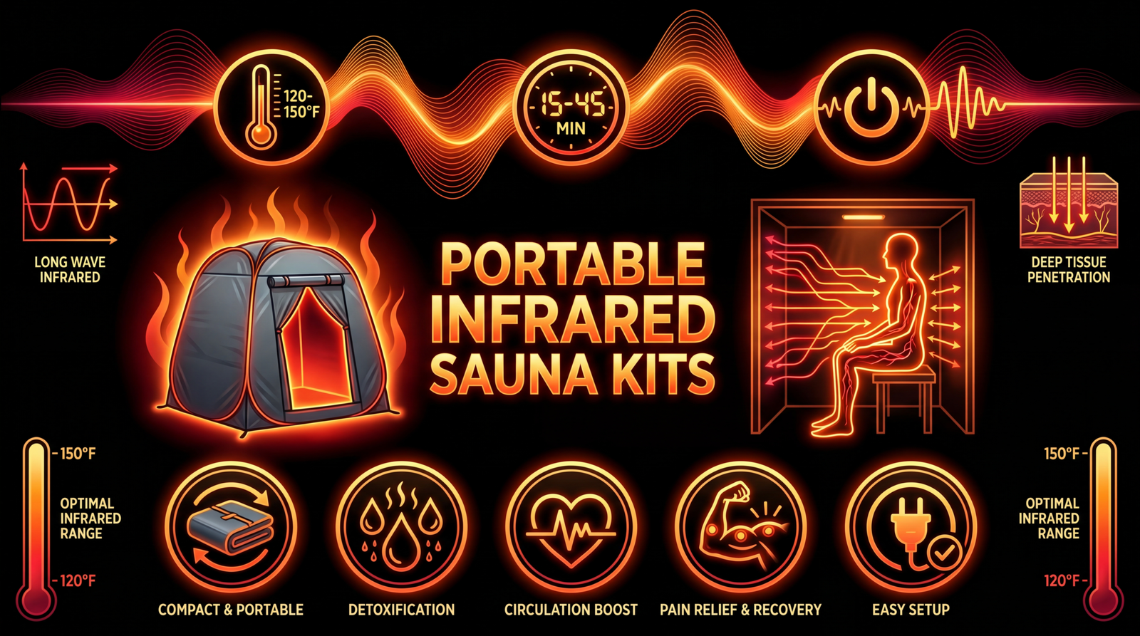 Portable Infrared Sauna Kits (2026): Sun Home Saunas vs. Radiant Health Saunas