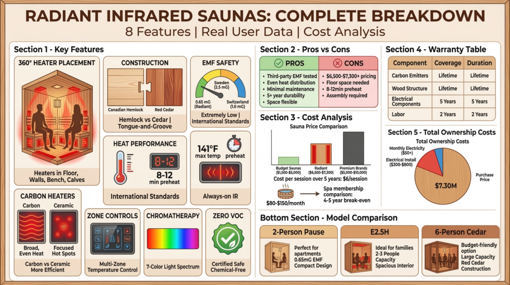 Radiant Saunas Review: Complete Breakdown
