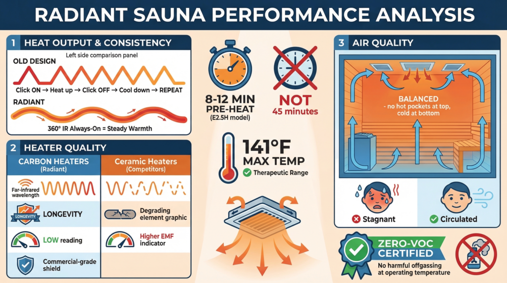 Radiant Saunas Performance Analysis
