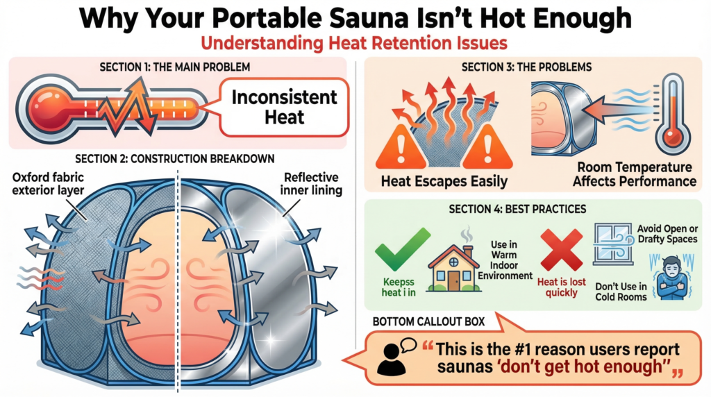 Why Your Portable Infrared Sauna Is Not Hot Enough