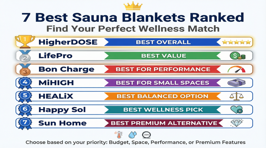 Final Verdict: Which Sauna Blanket Is Best?
