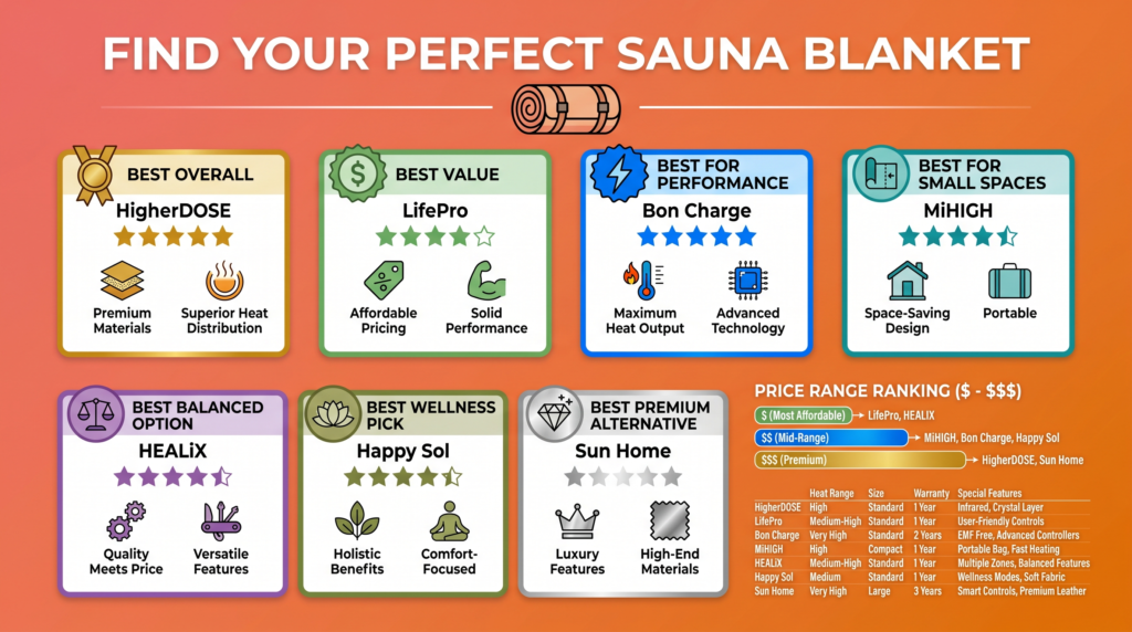 Final Verdict: Which Sauna Blanket Is Best?
