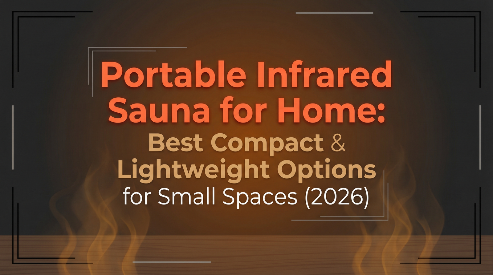 Portable Infrared Sauna for Home: Best Compact & Lightweight Options for Small Spaces (2026)