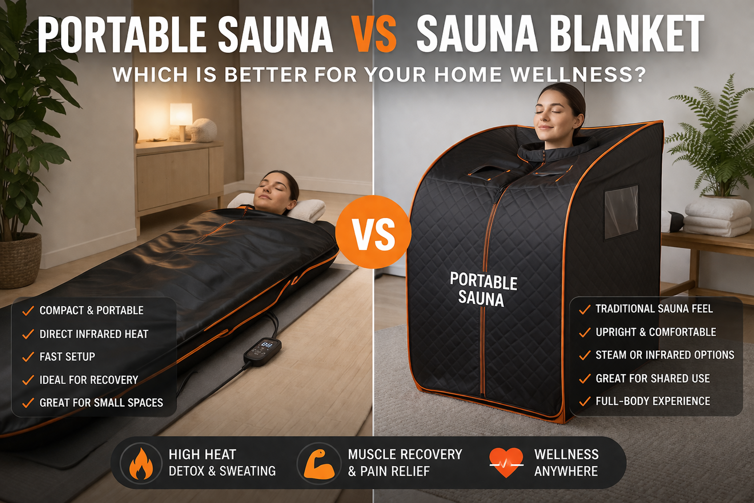 Portable Sauna vs Sauna Blanket: Which Is Better in 2026?