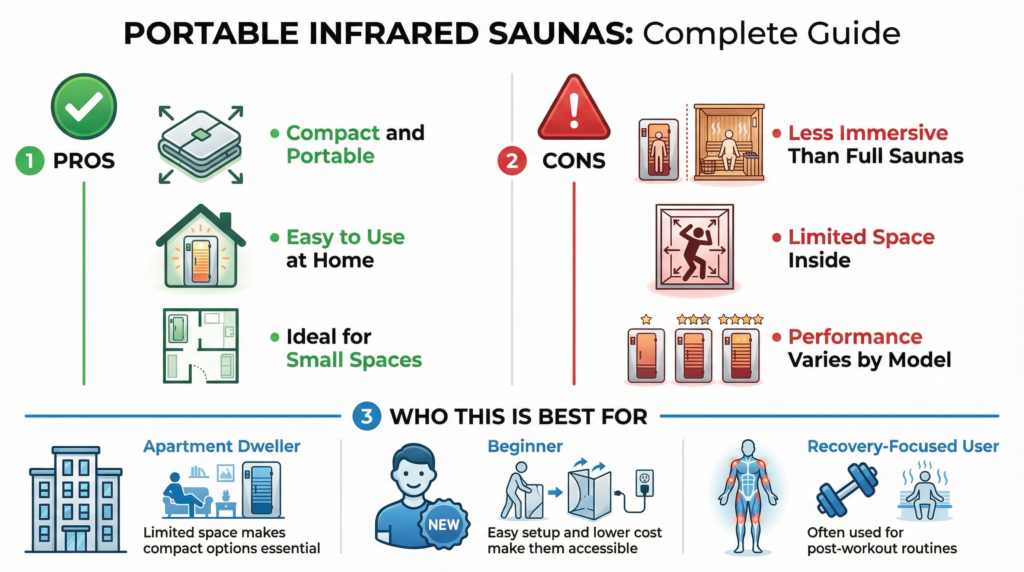 Pros and Cons of Portable Infrared Saunas