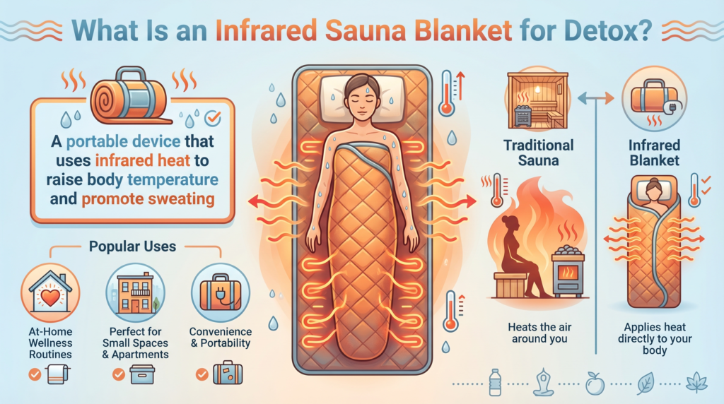 What Is an Infrared Sauna Blanket for Detox?