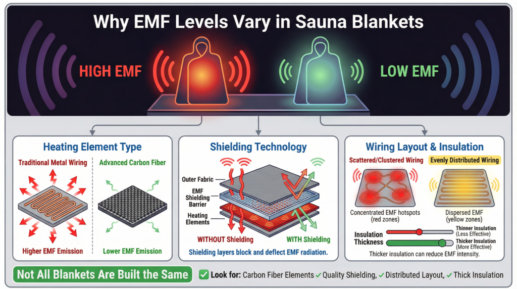 Why EMF Levels Vary in Sauna Blankets